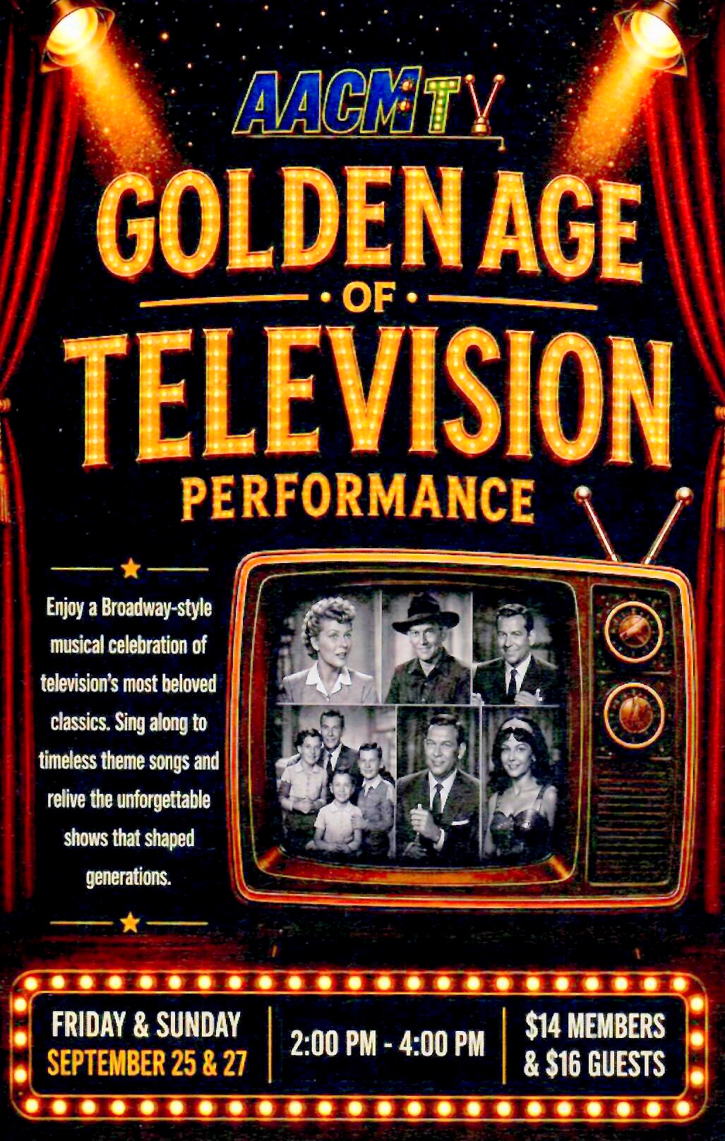 Golden Age of Television Performance image source: AACM